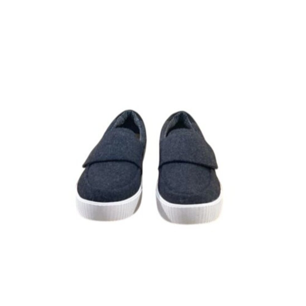 Toms NWOB Womens Altair Black Felt Suede Slip On Shoes Size 9.5 Hook Loop - Picture 3 of 5
